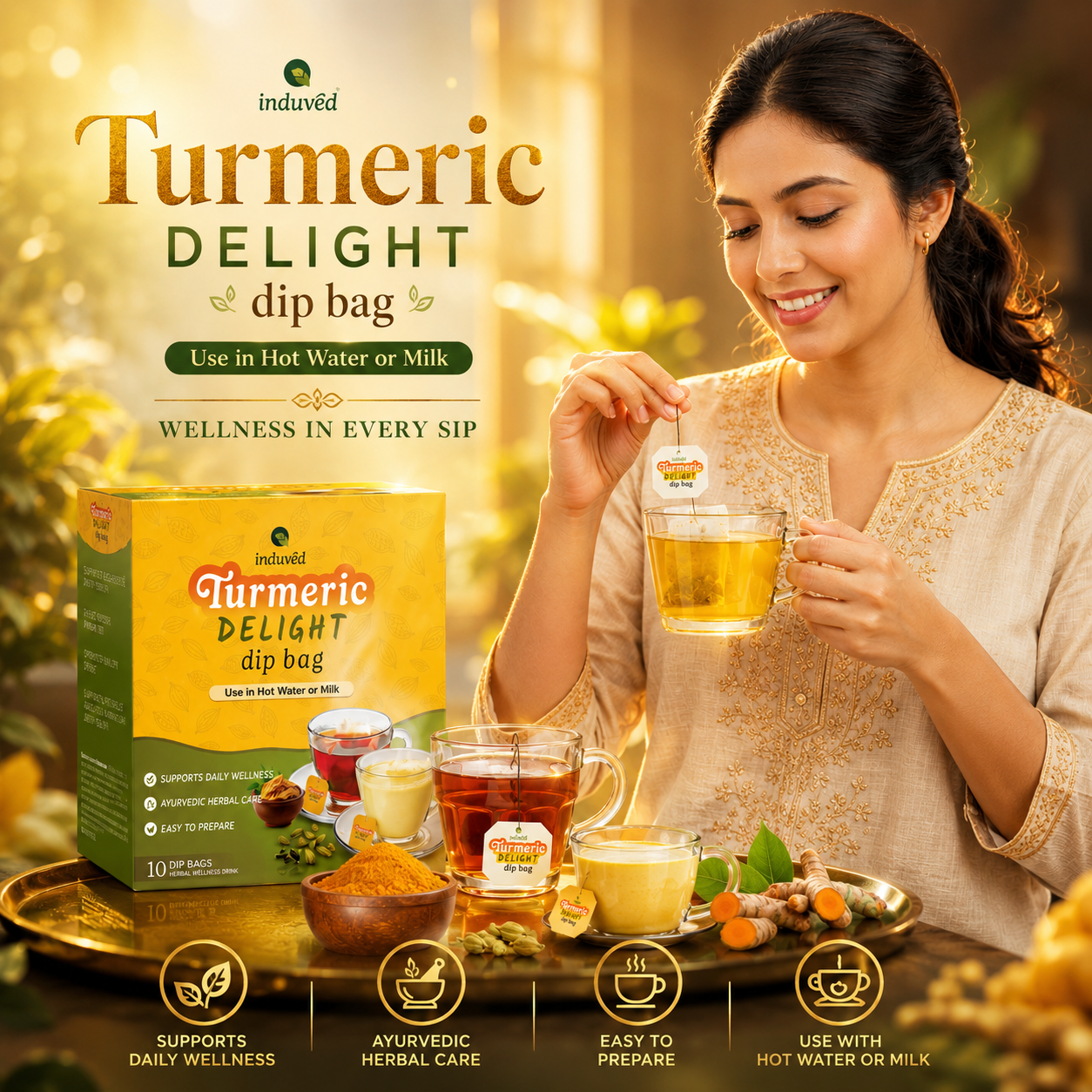 Turmeric Delight Dip Bag