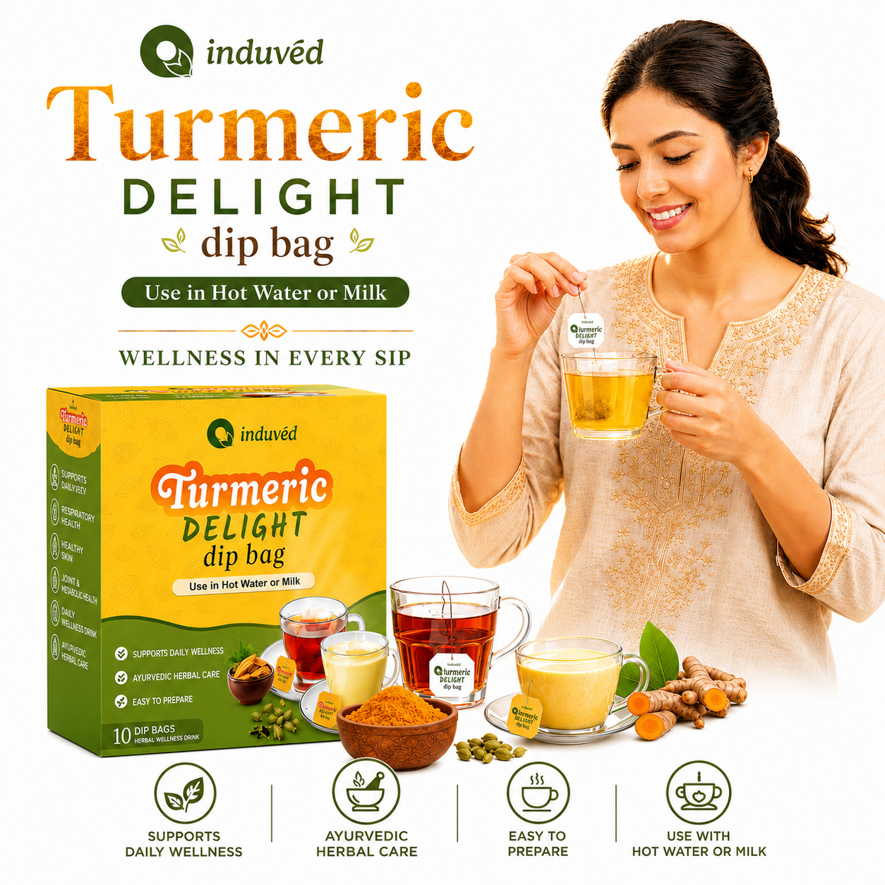 Turmeric Delight Dip Bag